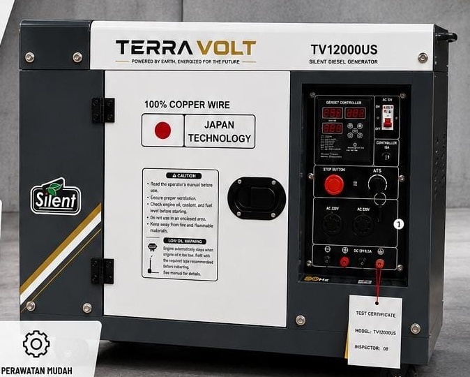 Terra Volt TV12000US portable silent diesel generator
